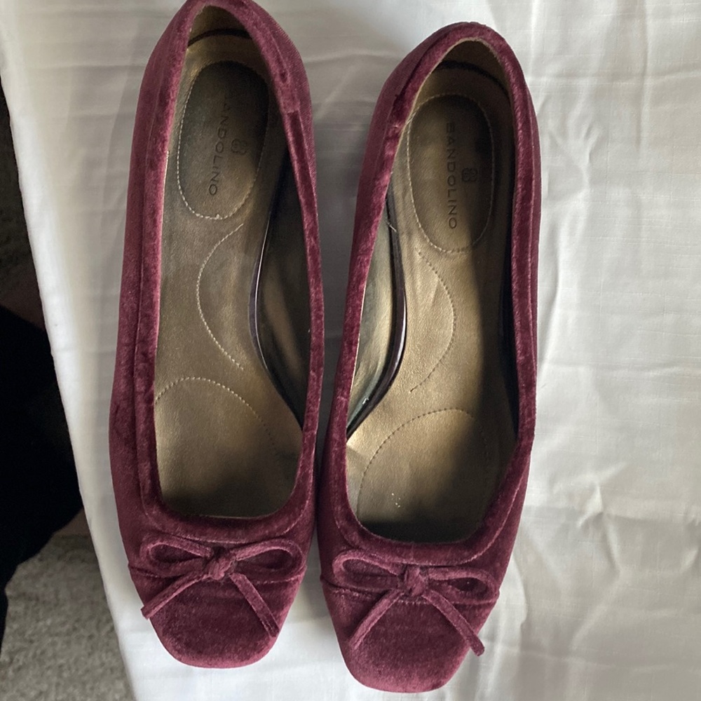 Maroon Suede Bandolino Pumps